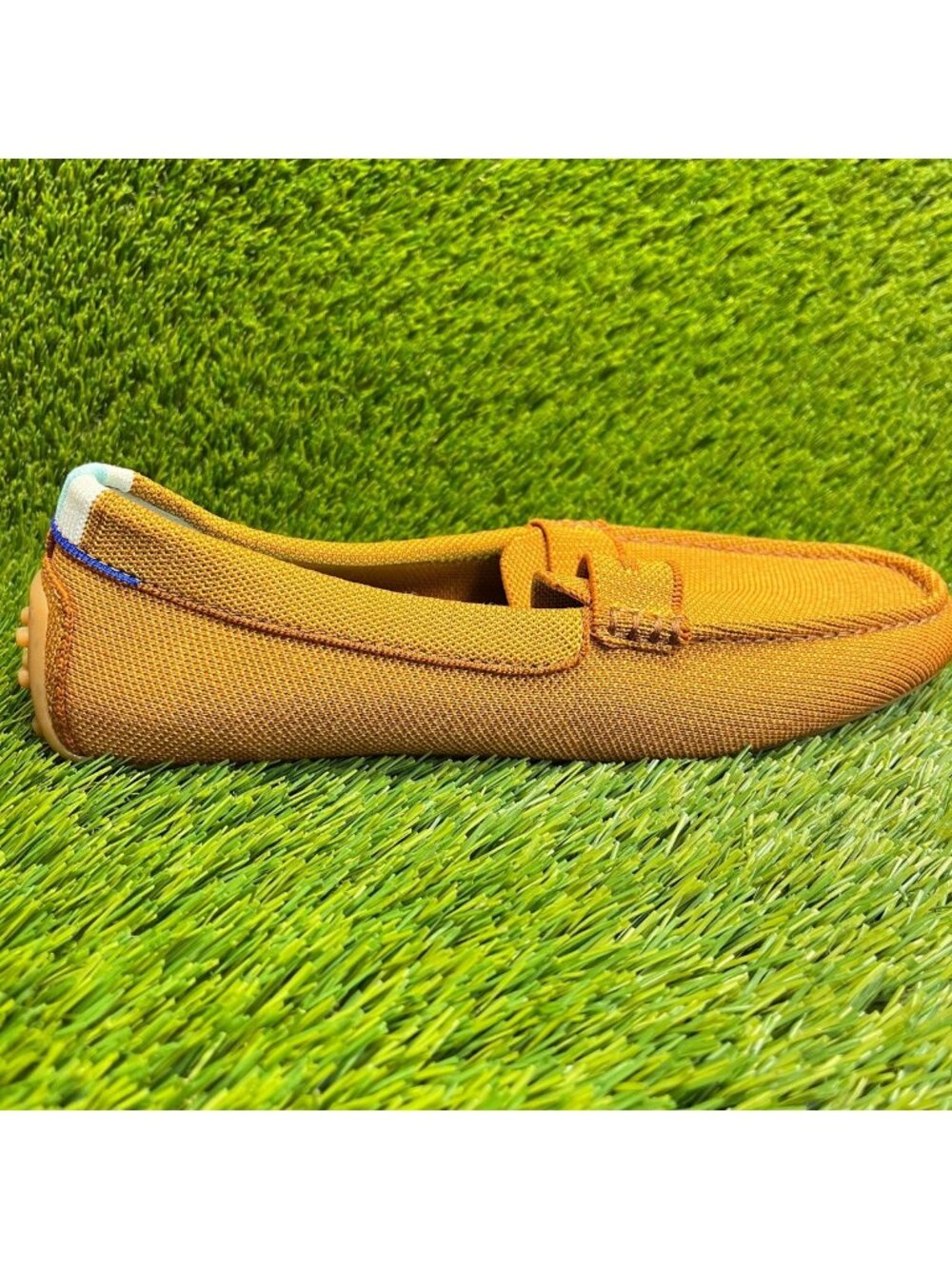Rothy's The Driver Womens Size 9.5 Orange Casual Walking Slip-On Loafers Shoes